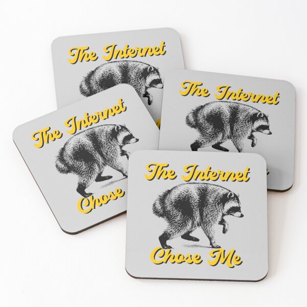 Item preview, Jimothy Raccoon The Internet Chose Me Meme designed and sold by merchxwear.