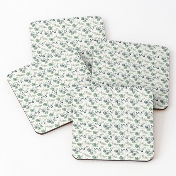 Item preview, Midnight Botanical Luxury Seamless Pattern | Elegant Eucalyptus & Monstera Leaves | Modern Home Decor Print designed and sold by AP Digi Store.