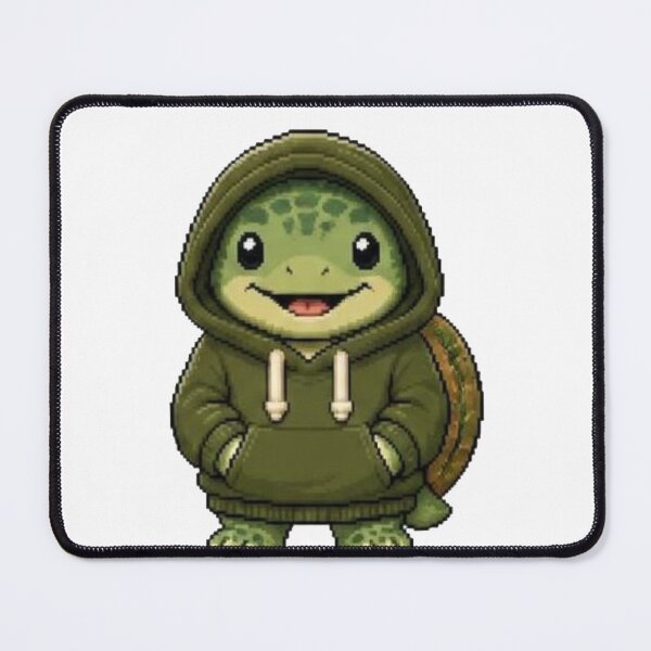 Item preview, Pixel Hoodie Turtle – Retro Pixel Gamer Style designed and sold by Icareis-Studios.