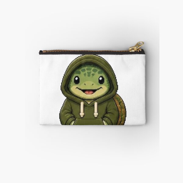 Item preview, Pixel Hoodie Turtle – Retro Pixel Gamer Style designed and sold by Icareis-Studios.