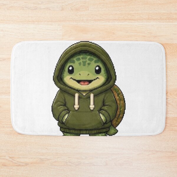 Item preview, Pixel Hoodie Turtle – Retro Pixel Gamer Style designed and sold by Icareis-Studios.