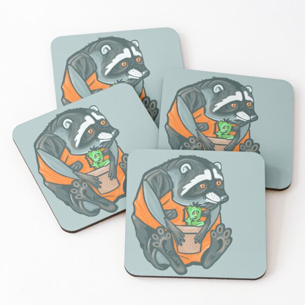 Item preview, Jimothy, the Hunchback Raccoon, handpainted picture designed and sold by AK-Hevonen.