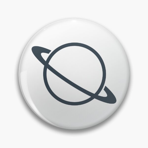 Item preview, Minimalist Charcoal Saturn Ringed Planet Silhouette Graphic designed and sold by pattern-archive.