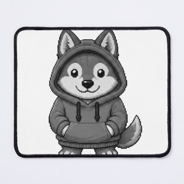 Item preview, Pixel Hoodie Wolf – Retro Pixel Gamer Style designed and sold by Icareis-Studios.