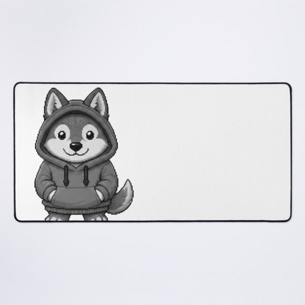 Item preview, Pixel Hoodie Wolf – Retro Pixel Gamer Style designed and sold by Icareis-Studios.