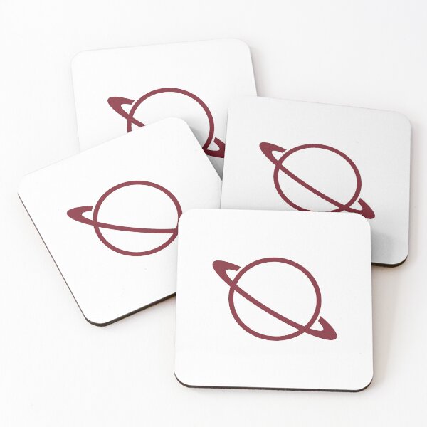 Item preview, Minimalist Burgundy Saturn Ringed Planet Silhouette Graphic designed and sold by pattern-archive.