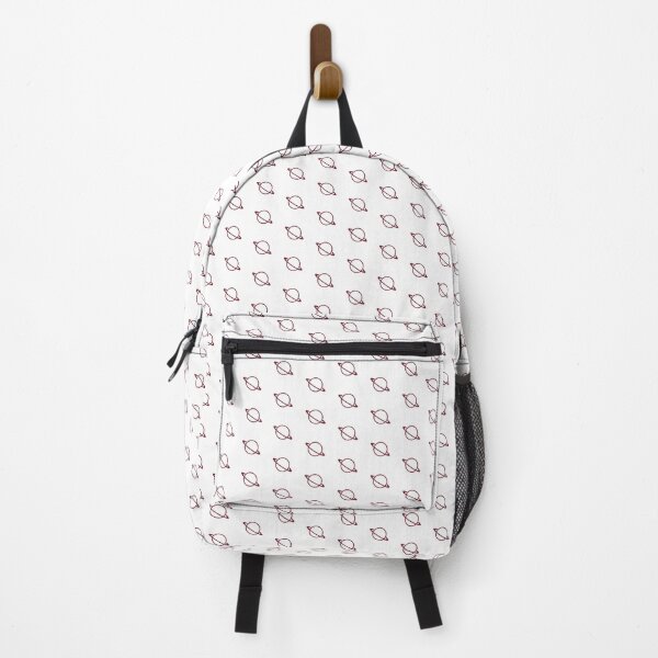 Item preview, Minimalist Burgundy Saturn Ringed Planet Silhouette Graphic designed and sold by pattern-archive.