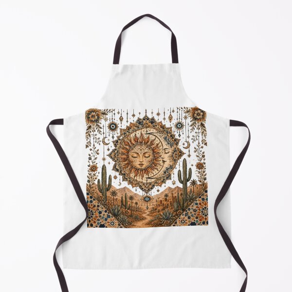 Item preview, Copy of Boho Crescent Moon Desert Mandala T-Shirt Stickers designed and sold by Sunday.Supply.