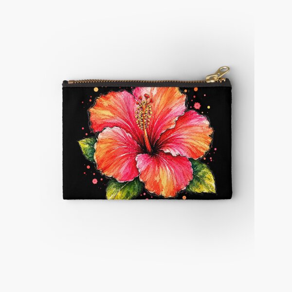 Item preview, Hibiscus Watercolor Art – Tropical Botanical Floral Illustration designed and sold by ColorSplash123.