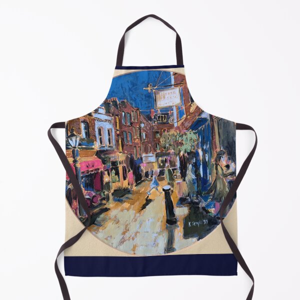 Item preview, Flask walk, Hampstead, London, silk painting (1999) designed and sold by Aylmer Art, Aylmer Parade, N2 0PE.