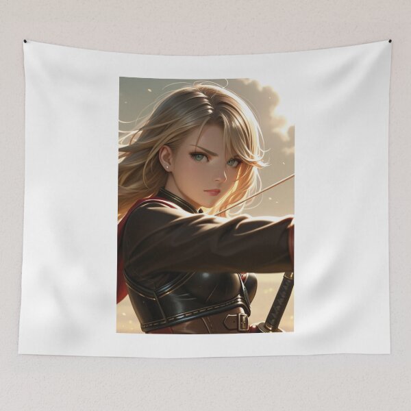 Item preview, Art - Fantasy Warrior, Ethereal Digital Portrait designed and sold by AnimeShin.