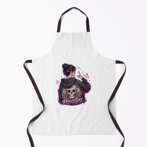 Item preview, Rebel Girl Gothic Skull T-Shirt – Dark Feminine Coquette Hoodie for Alternative Women, Tattoo Lovers & Halloween Style designed and sold by GemBob Creations.