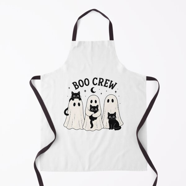 Item preview, Cute Boo Crew Ghost Cats Halloween Kawaii Black Cat Minimalist Design designed and sold by boutkhilnl.
