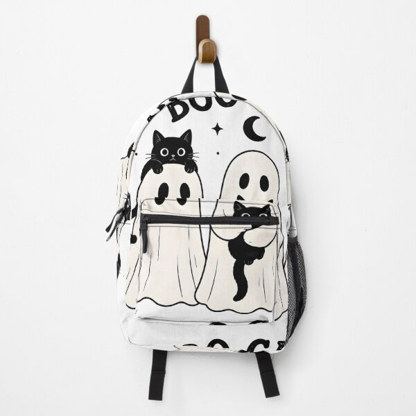Item preview, Cute Boo Crew Ghost Cats Halloween Kawaii Black Cat Minimalist Design designed and sold by boutkhilnl.
