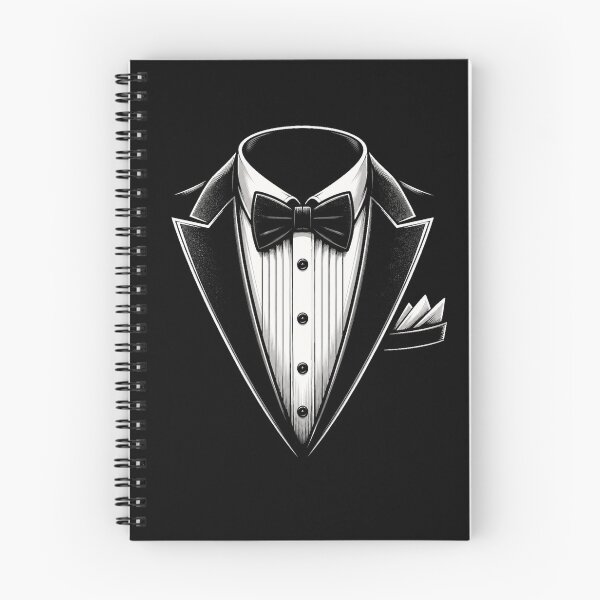 Item preview, Classic Black White Tuxedo Graphic Elegant Formal Style designed and sold by Moizento.