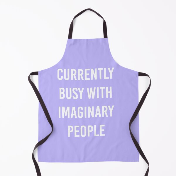 Item preview, Currently busy with imaginary people funny reader quote/ book lovers introvert humor designed and sold by Creations by lyne.