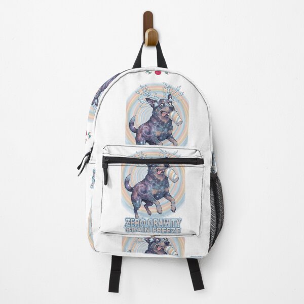 Item preview, Zero Gravity Brain Freeze - Space Dog with Icy Antlers designed and sold by Whimsy Trail Co.