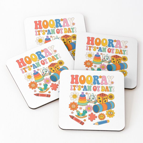 Item preview, Retro Hooray It's an OT Day Occupational Therapy Pediatric designed and sold by BoldThreadLab.