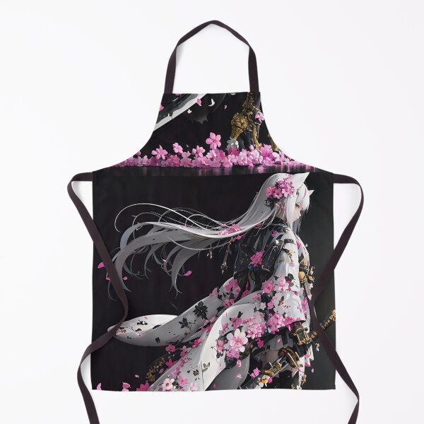 Item preview, Elegant Sakura Fox Spirit Samurai – White Kimono Anime Fantasy Warrior Art designed and sold by Dyan4.