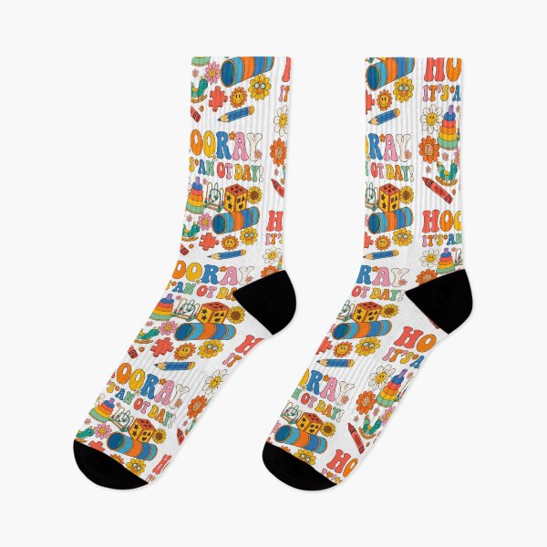 Item preview, Retro Hooray It's an OT Day Occupational Therapy Pediatric designed and sold by BoldThreadLab.
