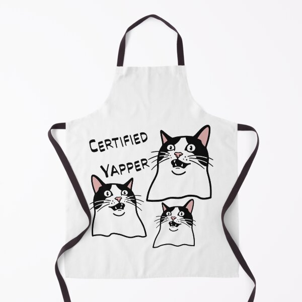 Item preview, Certified Yapper Funny Tuxedo Cat Meme designed and sold by Blupunk.