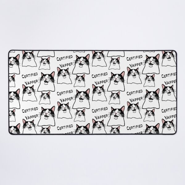 Item preview, Certified Yapper Funny Tuxedo Cat Meme designed and sold by Blupunk.