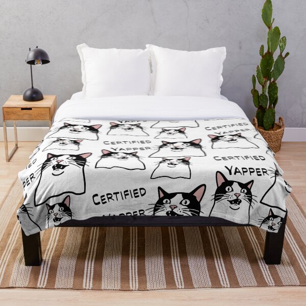 Item preview, Certified Yapper Funny Tuxedo Cat Meme designed and sold by Blupunk.