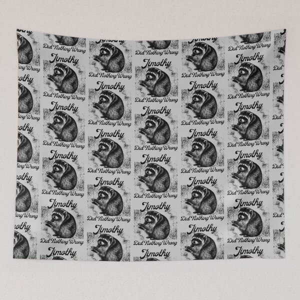 Item preview, Jimothy Did Nothing Wrong Viral Raccoon Meme designed and sold by merchxwear.