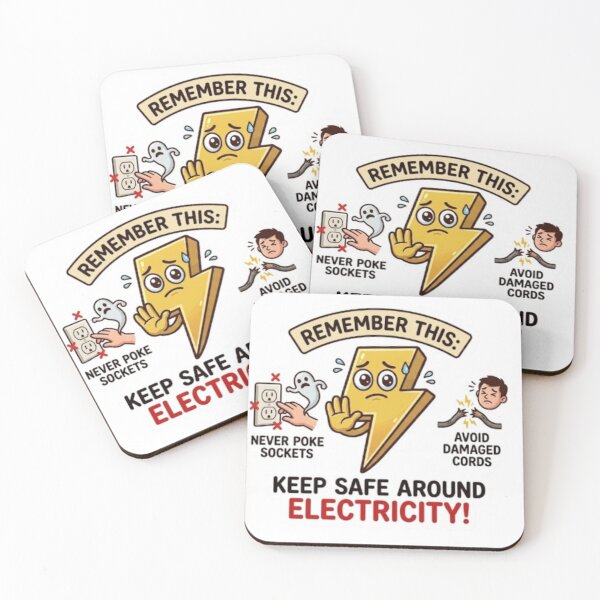 Item preview, Electricity Kills Warning Sign – High Voltage Safety Design designed and sold by CRAZYpaterns.
