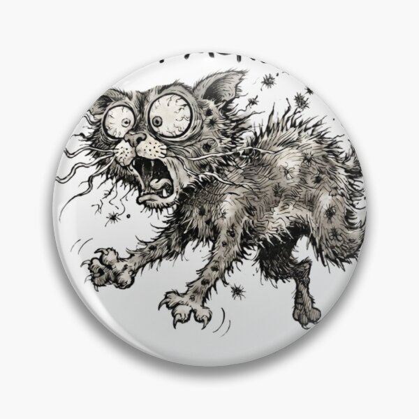 Item preview, Already Monday?! Shocked Disheveled Cat Meme designed and sold by Nakrisa.