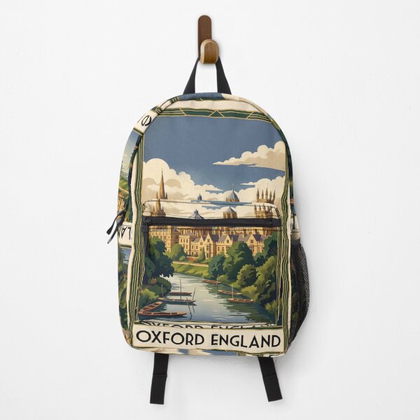 Item preview, Oxford England Vintage Travel Poster – Dreaming Spires Art designed and sold by Bomax121.