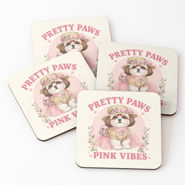 Item preview, Pretty Paws Pink Vibes designed and sold by PawsAndPallette .