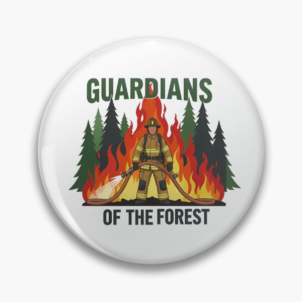 Item preview, Guardians Of The Forest Wildland Firefighter Design designed and sold by Nuvoro Eco Awareness.