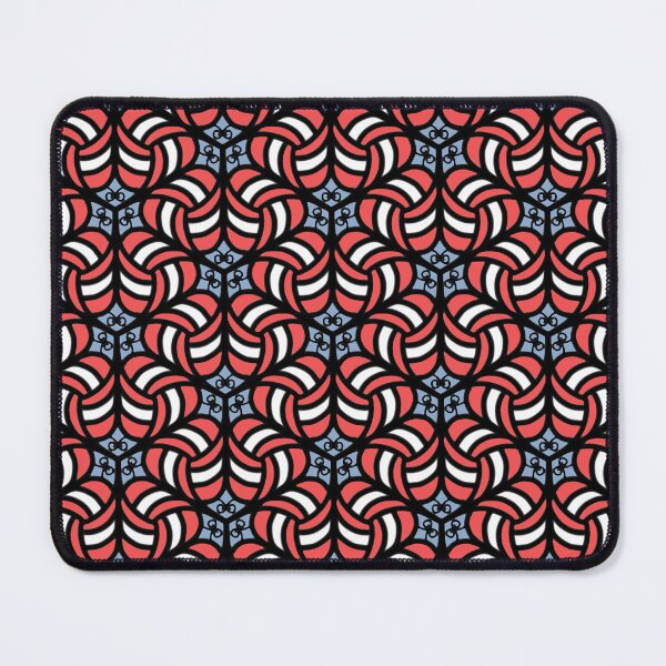 Item preview, Intricate Red, White and Blue Swirl Tessellation Pattern designed and sold by Sasitee.