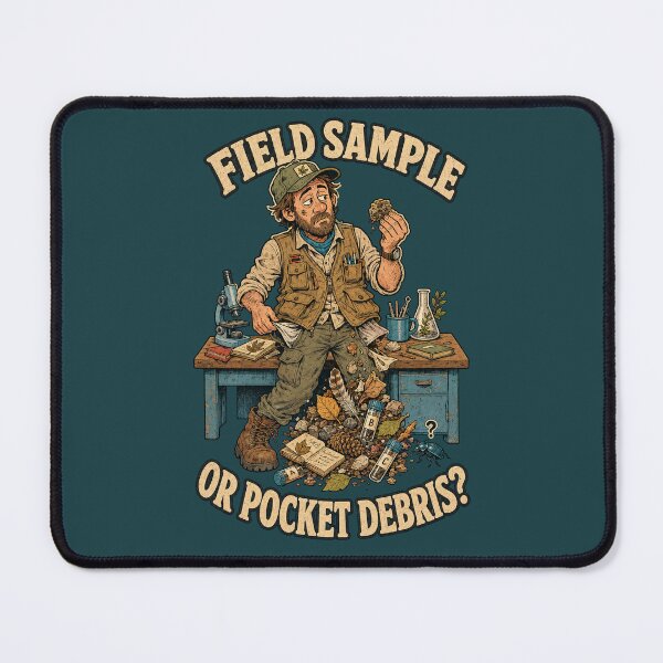 Item preview, Field Sample or Pocket Debris – Funny Field Biologist designed and sold by Little Chookcha.