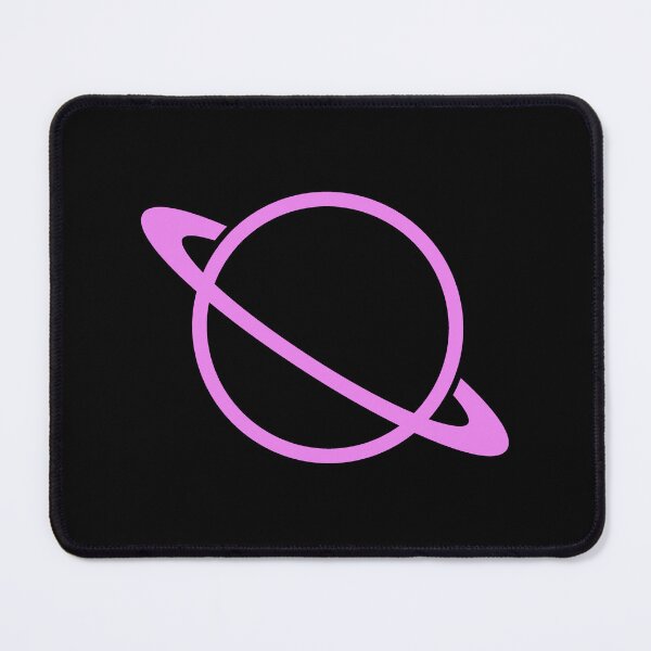 Item preview, Minimalist Violet Saturn Ringed Planet Silhouette Graphic designed and sold by pattern-archive.