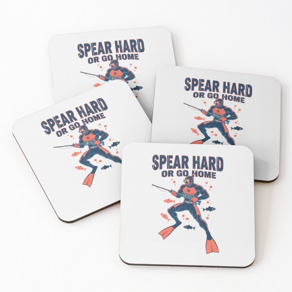 Item preview, Spear Hard Or Go Home | Funny Spearfishing Gift designed and sold by andromeda-redd.