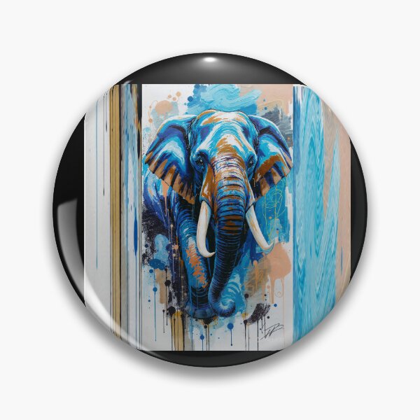 Item preview, Majestic Elephants in Digital Transcendence: A Symbolic Journey designed and sold by Helios Be. Lavsh.
