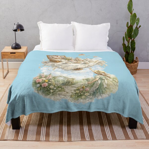 Item preview, Floating Tea Table Illustration – Whimsical Garden Fantasy Design Art designed and sold by MagicMakerPh.