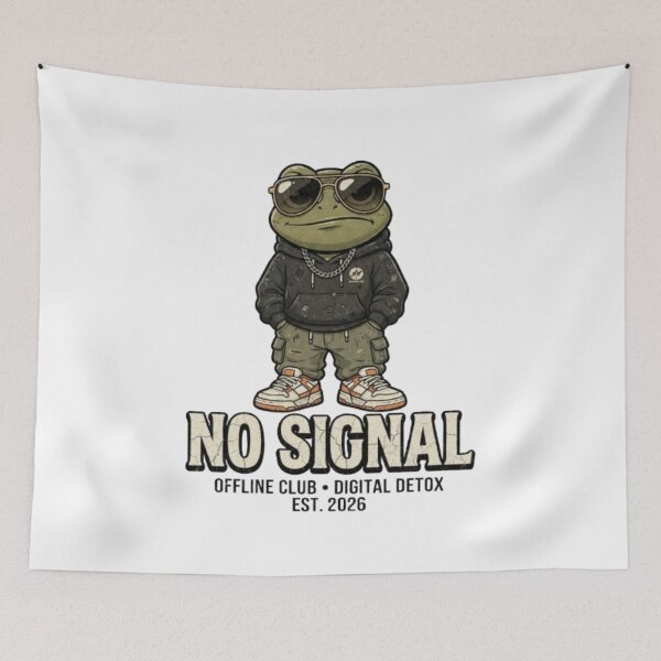 Item preview, No Signal Frog  designed and sold by Fit On.