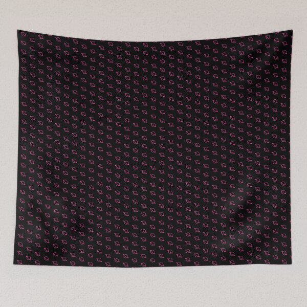 Item preview, Minimalist Hot Pink Saturn Ringed Planet Silhouette Graphic designed and sold by pattern-archive.