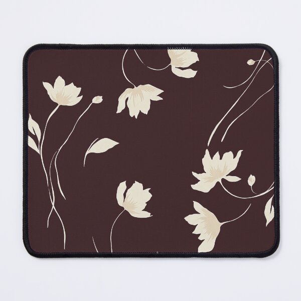 Item preview, Burgundy Minimalist Wildflower Pattern designed and sold by Aniko Tulipan.