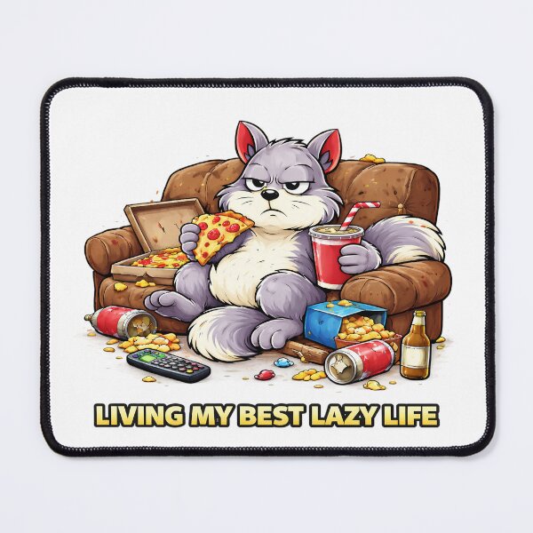 Item preview, Leave Me Alone Busy Doing Nothing Funny Squirrel Design. designed and sold by The-T-In-Retro.