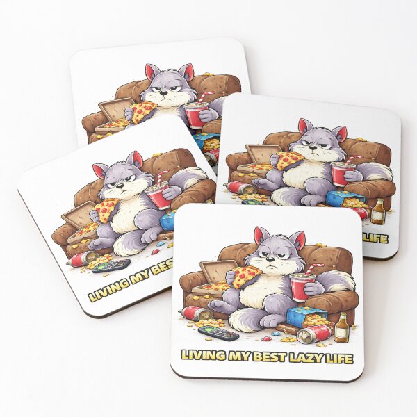 Item preview, Leave Me Alone Busy Doing Nothing Funny Squirrel Design. designed and sold by The-T-In-Retro.