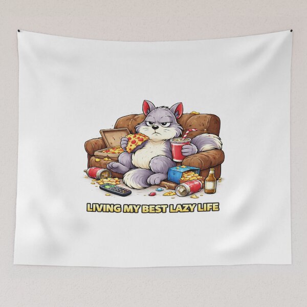 Item preview, Leave Me Alone Busy Doing Nothing Funny Squirrel Design. designed and sold by The-T-In-Retro.