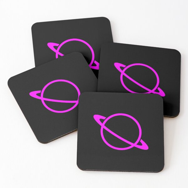 Item preview, Minimalist Magenta Saturn Ringed Planet Silhouette Graphic designed and sold by pattern-archive.