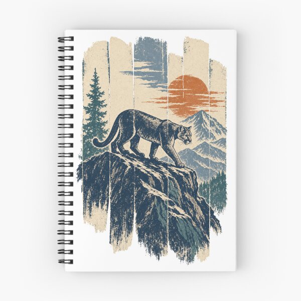 Item preview, Mountain Lion on the Ridge at Dusk designed and sold by VisualArtsOasis.