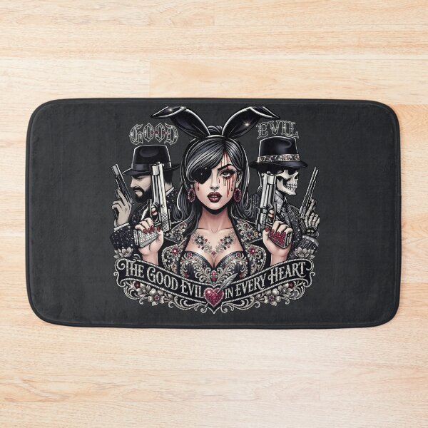 Item preview, Bunny Ears Eyepatch Gangster Girl designed and sold by Voodoo Store Paranormal Collections.