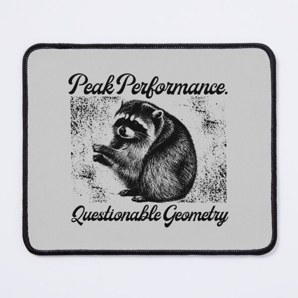 Item preview, Jimothy Raccoon Peak Performance Meme designed and sold by merchxwear.