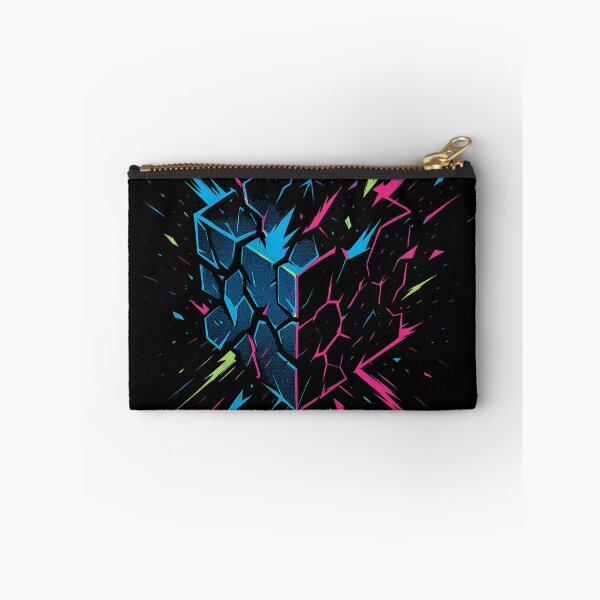 Item preview, Explosive Neon Glitch Cube Kinetic Energy Streetwear designed and sold by Thompika.